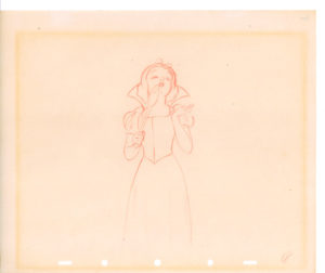 #002	ROTOSCOPE DRAWING of SNOW WHITE-image