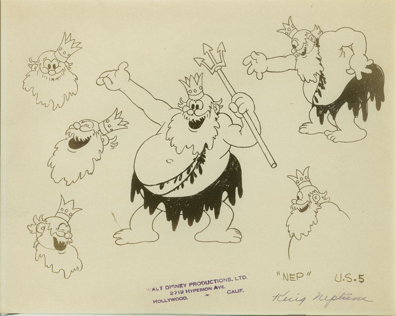 #024	 MODEL SHEET of THE KING HIMSELF from KING NEPTUNE main image