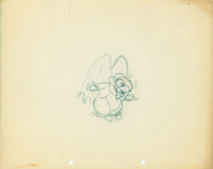 #025	ANIMATION DRAWINGS(2) of THE MOUSE from THE FLYING MOUSE-image