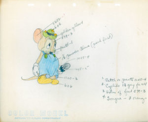 #027	COLOR MODEL DRAWINGS(2) from THE COUNTRY COUSIN-image