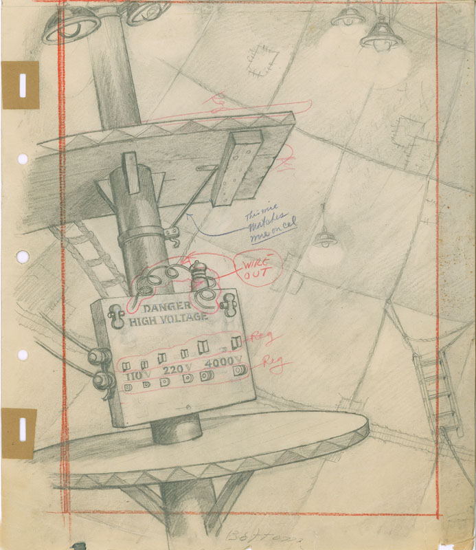 #030	LAYOUT DRAWINGS(3) from MICKEY'S CIRCUS-image