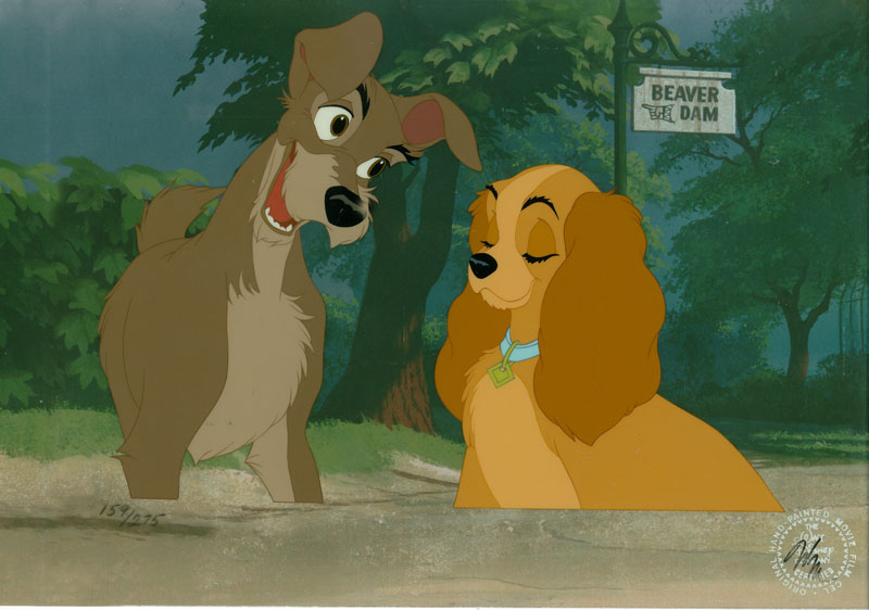 #070	LADY AND THE TRAMP LIMITED EDITION SUITE(3)-image