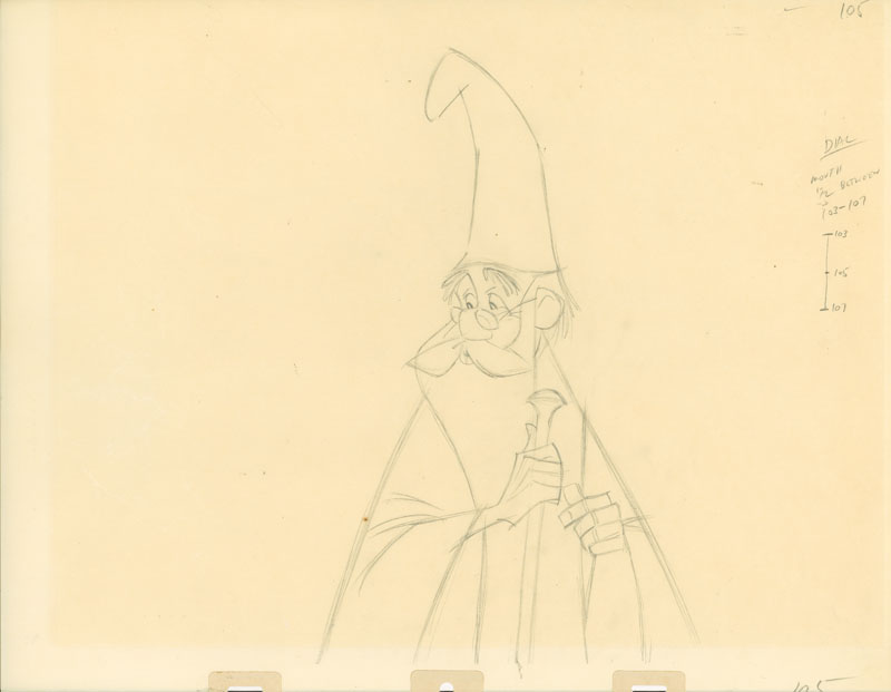 #083	ANIMATION DRAWING of MERLIN-image