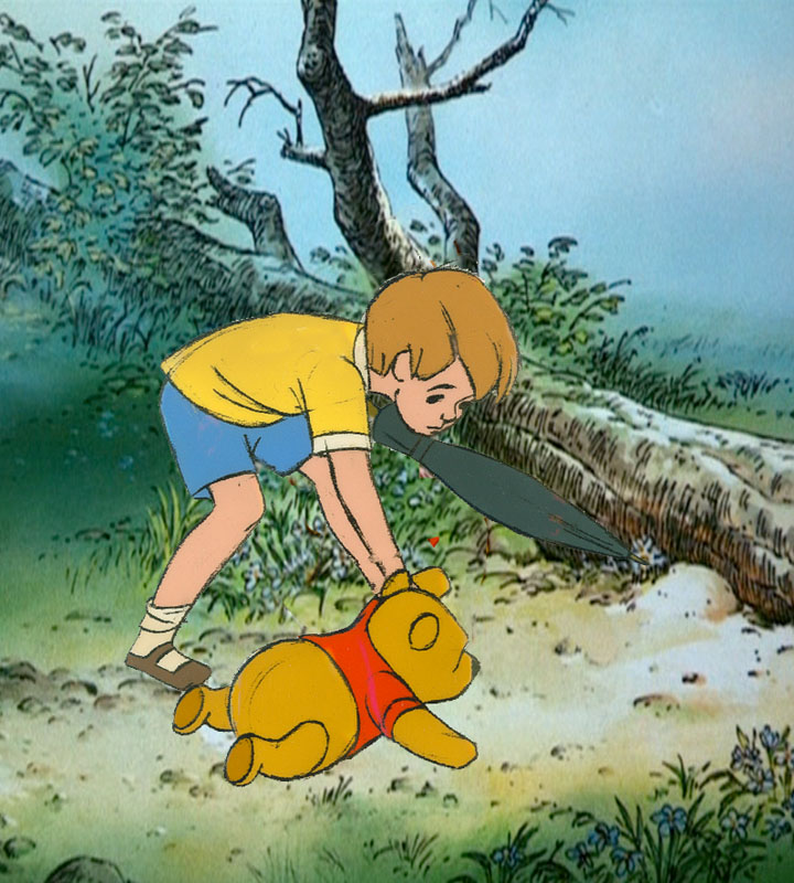 #087	POOH AND CHRISTOPHER ROBIN from WINNIE THE POOH AND THE HONEY TREE-image