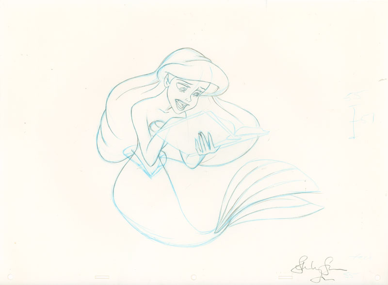 #111	DRAWING OF ARIEL-image