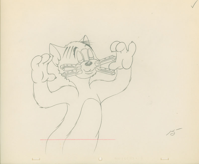 #116	DRAWINGS(2) OF TOM AND JERRY
