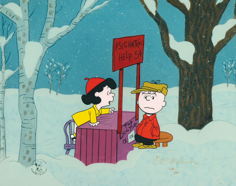 #122	LIMITED EDITION from A CHARLIE BROWN CHRISTMAS signed by BILL MELENDEZ