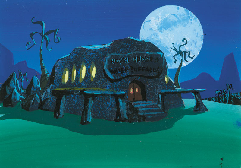 #126	CONCEPT PAINTINGS(2) from A FLINTSTONES CHRISTMAS-image