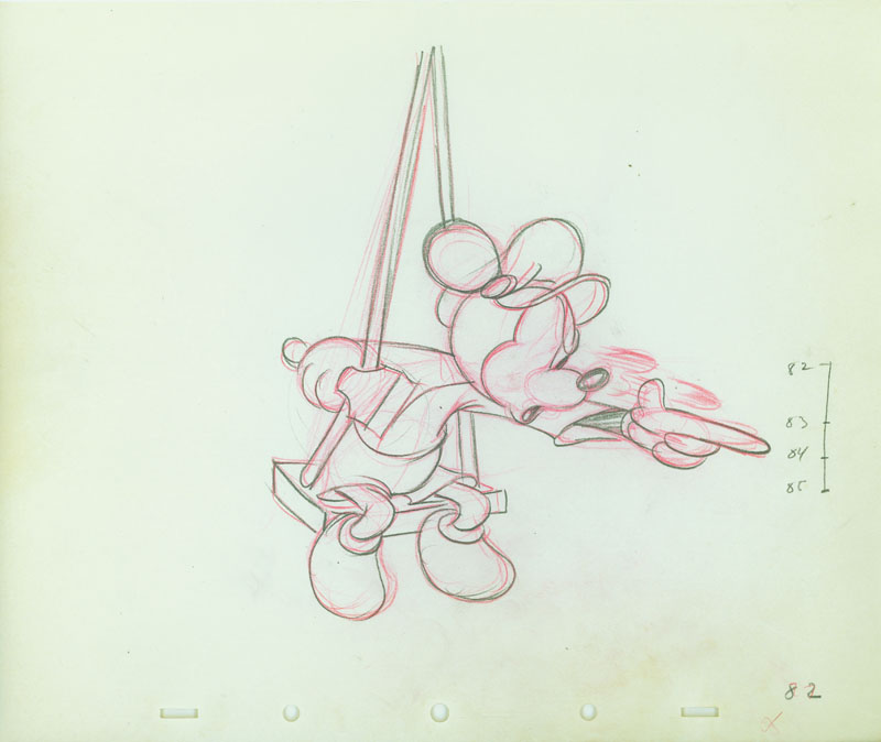 #148	ANIMATION DRAWING of MICKEY MOUSE from TUGBOAT MICKEY-image