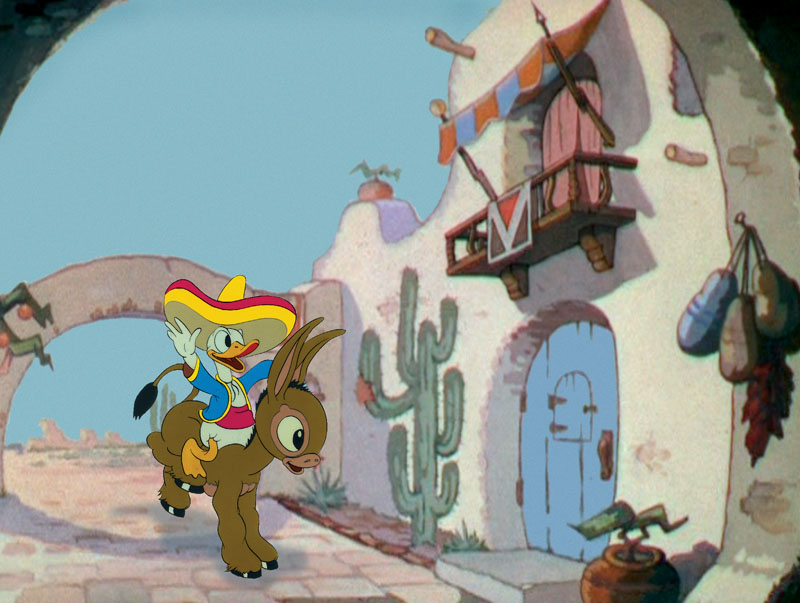 #151	DONALD DUCK AND BURRO from DON DONALD-image